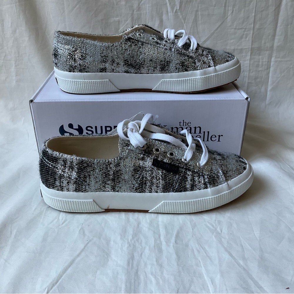 Superga 2750 Man Repeller Black Tweed METALLICOTW